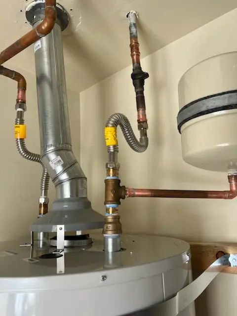 Water heater installation and plumbing repair in Greenland